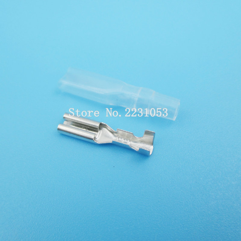 200PCS/LOT 100Sets 2.8mm Crimp Terminal Splice Female Spade Connector Splice With Case