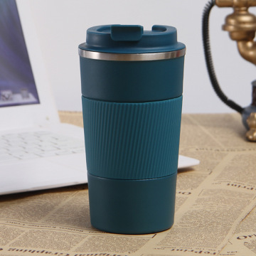 Tazza thermos in acciaio inossidabile a doppia parete con custodia non slittata