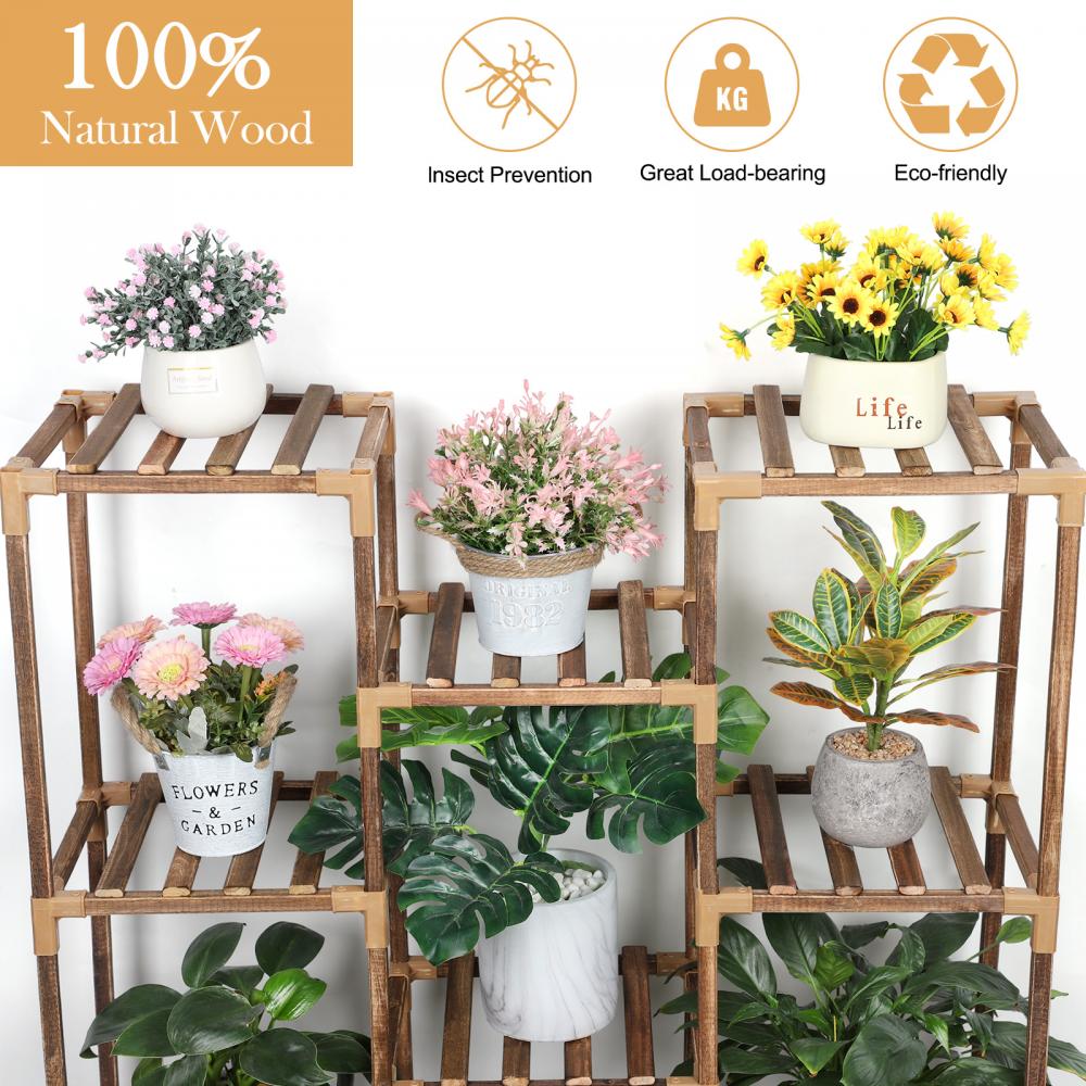 Corner Plant Shelves