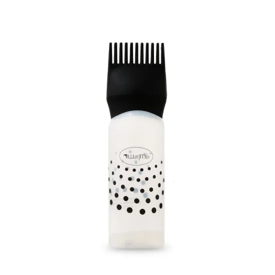 150ML Hair Dye Bottle with Plastic Comb for Salon Hair Coloring