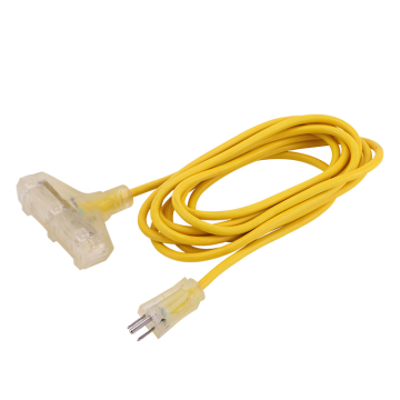 US Standard 2-Pin Power Cord with Outdoor Extension and Child Safety Plugs