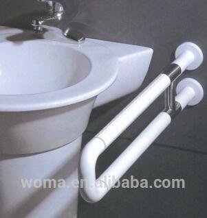 Toilet,Bathroom Using Safety Grab Bar for disabled