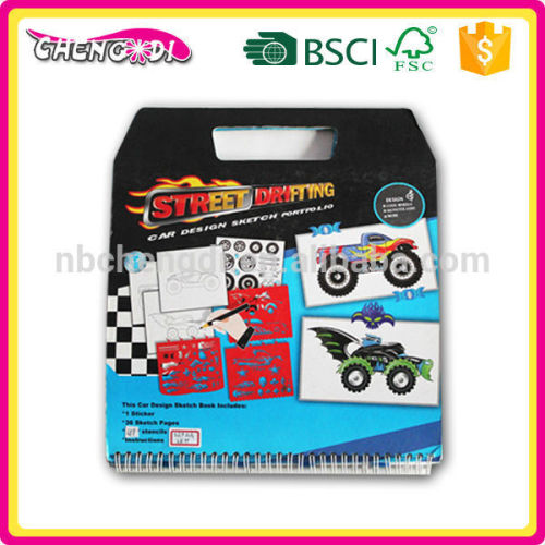 Super style fancy colorful kids sketch book for the artist