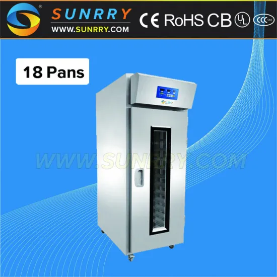 High efficiency electric refrigerated proofer single door pita bread baking factory equipment