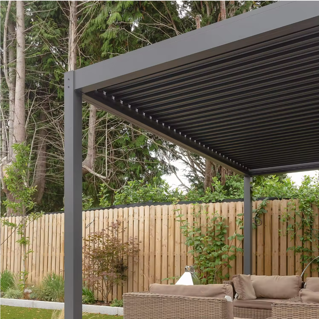 Gemotoriseerde aluminium tuin pergolas