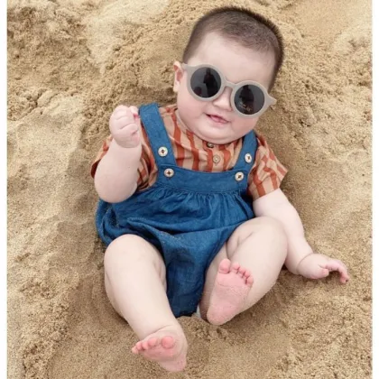 ZHIHENG 2022 Kids Sunglasses - Round Shades for Toddlers