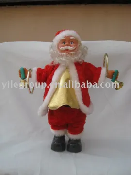 14"santa turn hand with jumping