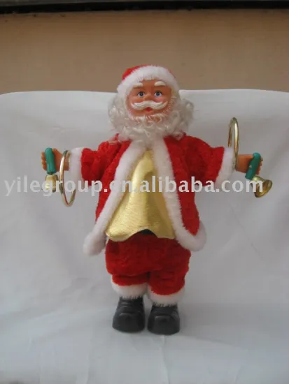 14"santa turn hand with jumping