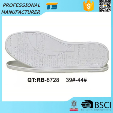 Soles Fashion Man Out Natural Rubber Shoe Sole Manufacturers