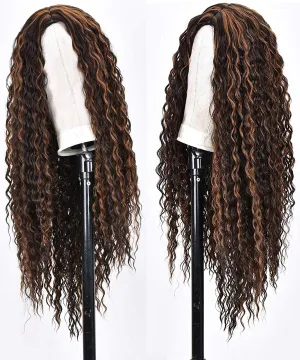 Hot selling synthetic wig purple long colorful black short blond natural kinky wig grey synthetic curly woman wigs afro hair