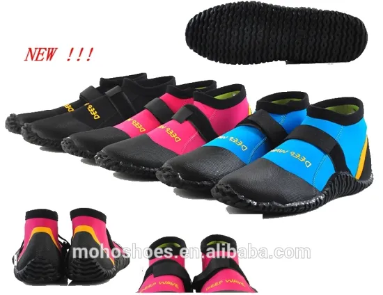 More thick waterproof men neoprene rubber outsole diving boots