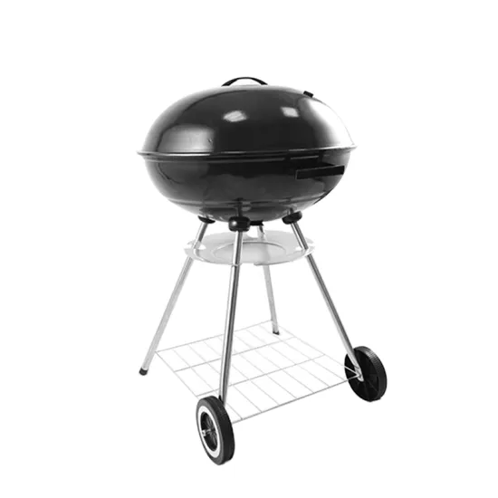 22 Inch Round Kettle Trolley Outdoor Charcoal BBQ Grill for Sale: Portable Grilling Solution