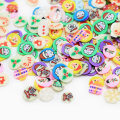 500 Grams Polymer Soft Clay Christmas Santa Claus Snowman Slices Sprinkles for Crafts DIY Making Slime Nail Art Stickers