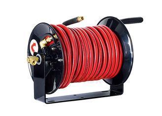 Large Air And Water Hose Reel With Spring Tension Brake / W