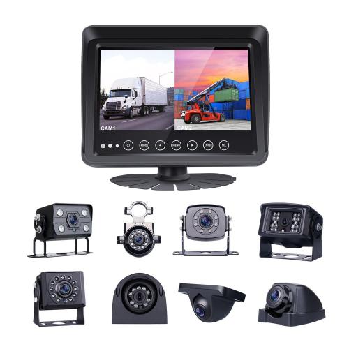 Truck Rear View Display Wired 2 Video Screen