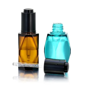 Luxury cosmetic dropper thick wall bottle for essential oil