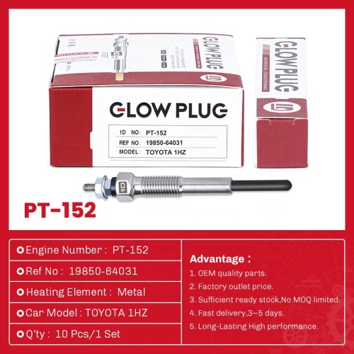 Glow Plug PT-152 1985064031 لـ Toyota 1Hz