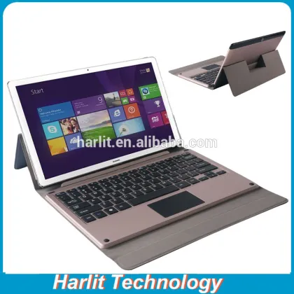 Bluetooth Keyboard With Trackpad For Huawei Matebook Folio Leather Cover For Matebook 12 inch