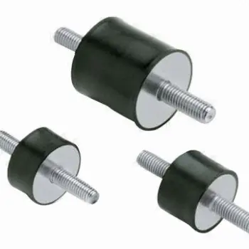 Cylindrical Rubber Dampers for Vibration Damping