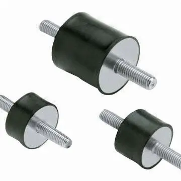 Cylindrical Rubber Dampers for Vibration Damping