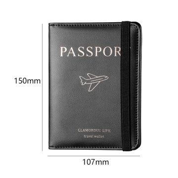 Travel Essentials: PU Leather Passport Bag with Anti-Theft Design, Ticket Clip, and Multi-Functional Protection Clip for Safe International Travel
