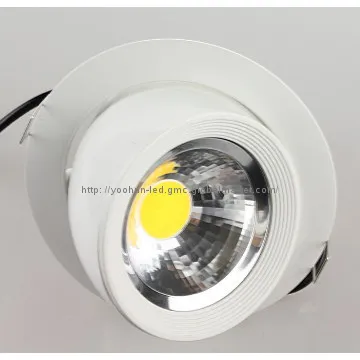360 degree rotatable 25w white gimbal downlight led for shops