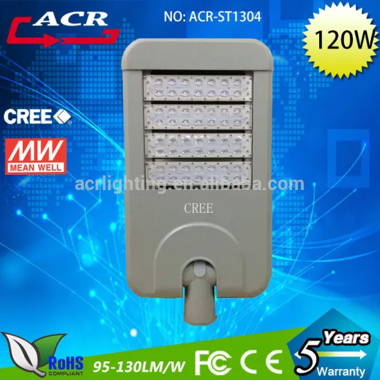 Bridgelux meanwell 5 years warranty 120W ledstreet light