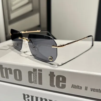 China Cartier Wholesale Rimless Designer Sunglasses