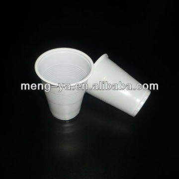 White PP Disposable Rolled Edge Plastic Cup 8 OZ For Beverage