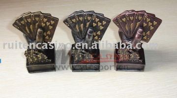 Resin Poker Award Trophy, award trophy casino accessories