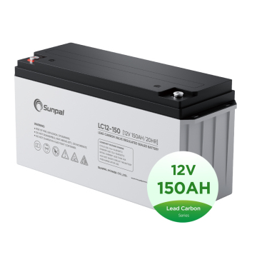 Bateri Karbon Lead Solar Surallel Sunpal - 12V/24V 50Ah hingga 200Ah Deep Cycle