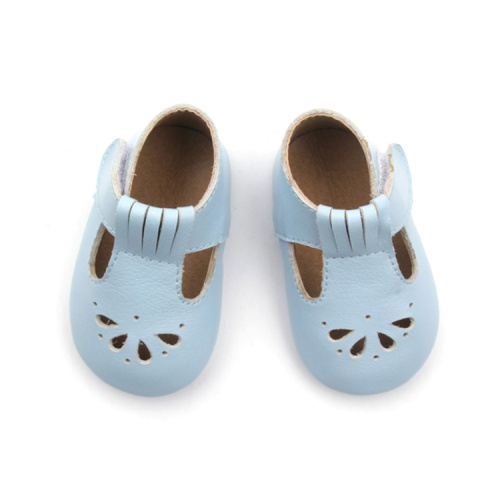 Едро Кожени бебета Мери Джейн обувки