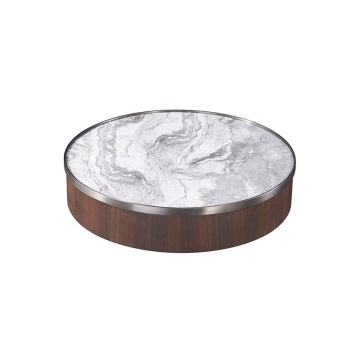 Table basse ronde assiette