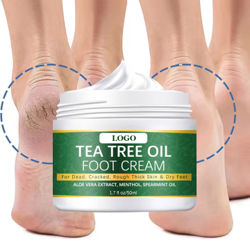 Wholesale 50ml Tea Tree Oil Foot Cream for Dead, Cracked, Rough, Thick Skin