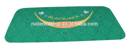 Rubber Poker Table Mat POKER LAYOUT POKER FELT