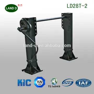 Drop Gear Stabilizer Semi Truck Support Gearbox Outside One Handle 19 Inches Weld 28T Trailer Jacking Leg