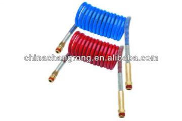 Yellow Susie metric - nylon air brake coils-BSP 1/2'' fitting