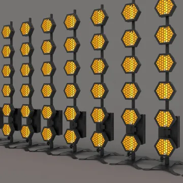 Retro Strobe Lights and DJ Effects for Nightclubs, Events, and Parties