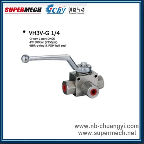 Vh3h-g Straight High Pressure Ball Valve 