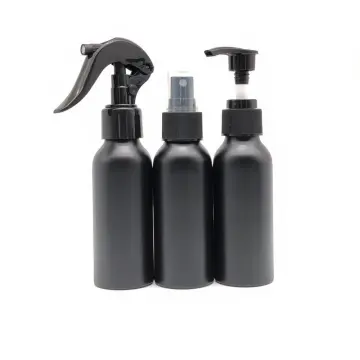 30ml 50ml Aluminum Matte Black Spray Bottle