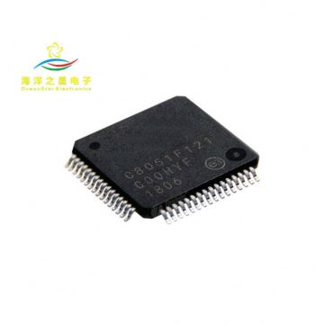 C8051F121 Microcontrolador de 8 bits con 128k memoria flash, paquete QFP64