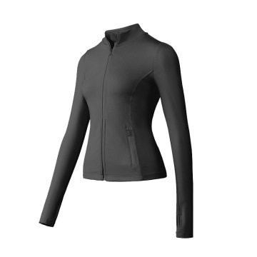 Long Sleeve Jacket with Front Pockets for women