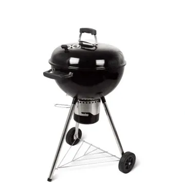 18 Inch Outdoor Portable Charcoal Barbeque Grill, Camping Kettle Charcoal Grill