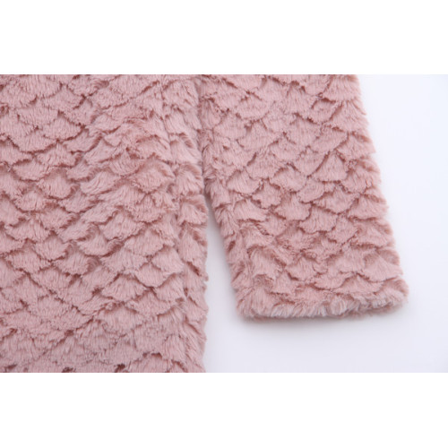 Dam Fleece präglad designjacka