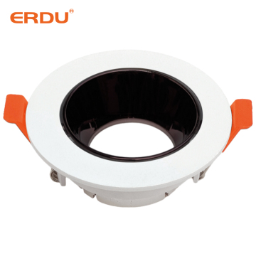 ERDU Aluminum Anti Glare LED Downlight Module Housing