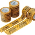 نوار بسته بندی شکننده زرد