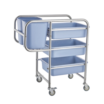 Multi-purpose Three-tier Trolley for Hotels