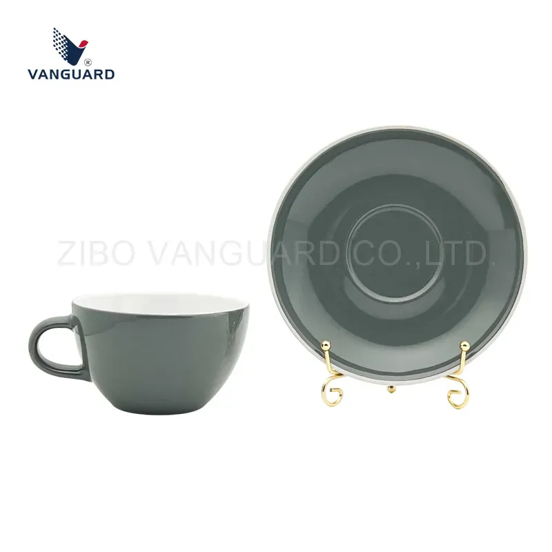 Hot Sale Fine Porcelain Cappuccino Coffee Cup Saucer Set