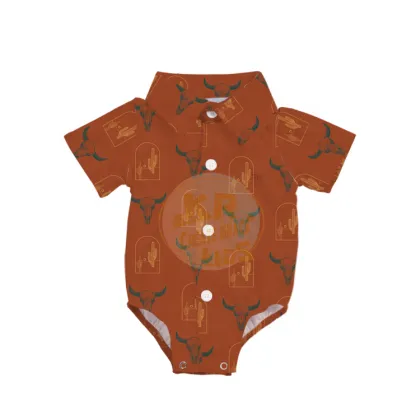 Newborn Milk Silk Pajamas Suit for Baby Boys