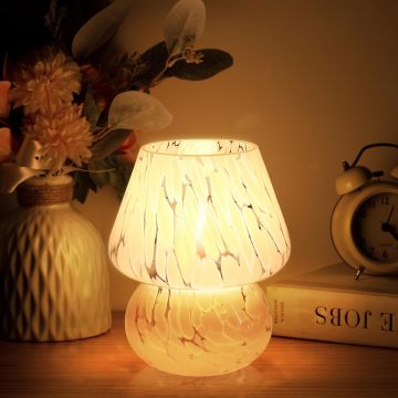 LOHAS LED Feather-Pattern Mushroom Night Light